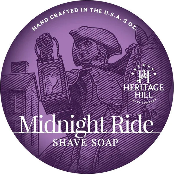 Heritage Hill Heritage Hill Midnight Ride Shave Soap 3 Oz Shaving Soap White Smoke