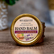 MION Artisan Soap Co. Hand Balm | Not Greasy, Antibacterial, Moisture-Locking Dim Gray Lavender & Grapefruit