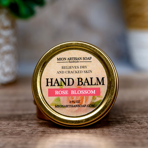 MION Artisan Soap Co. Hand Balm - Rose Blossom | Not Greasy, Antibacterial, Moisture-Locking Dim Gray