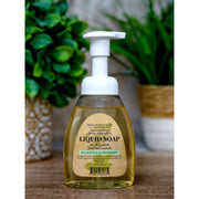 MION Artisan Soap Co. Liquid Soap | Luxurious Foam for Hands & Body Black Eucalyptus & Peppermint