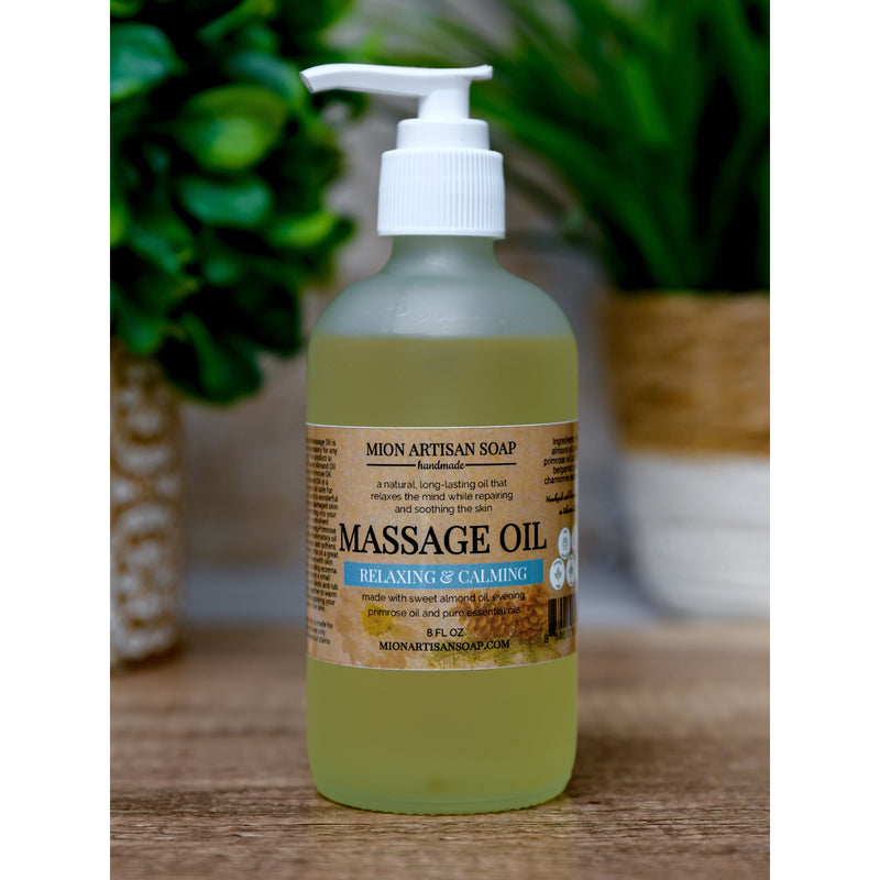 MION Artisan Soap Co. Massage Oils | 4 Scents Black RELAXING & CALMING