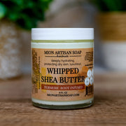 MION Artisan Soap Co. Whipped Shea Butter | Deeply Hydrating and Rejuvenating Dim Gray Turmeric Root Infusion
