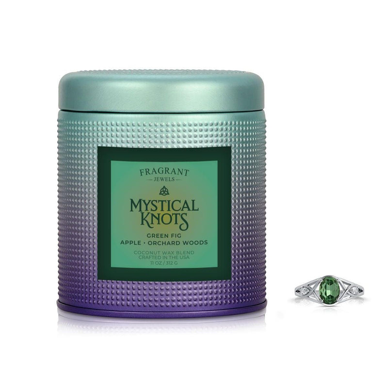 Fragrant Jewels Mystical Knots - Jewel Candle Jewel Candle White Smoke Ring / 5,Ring / 6,Ring / 7,Ring / 8,Ring / 9,Ring / 10