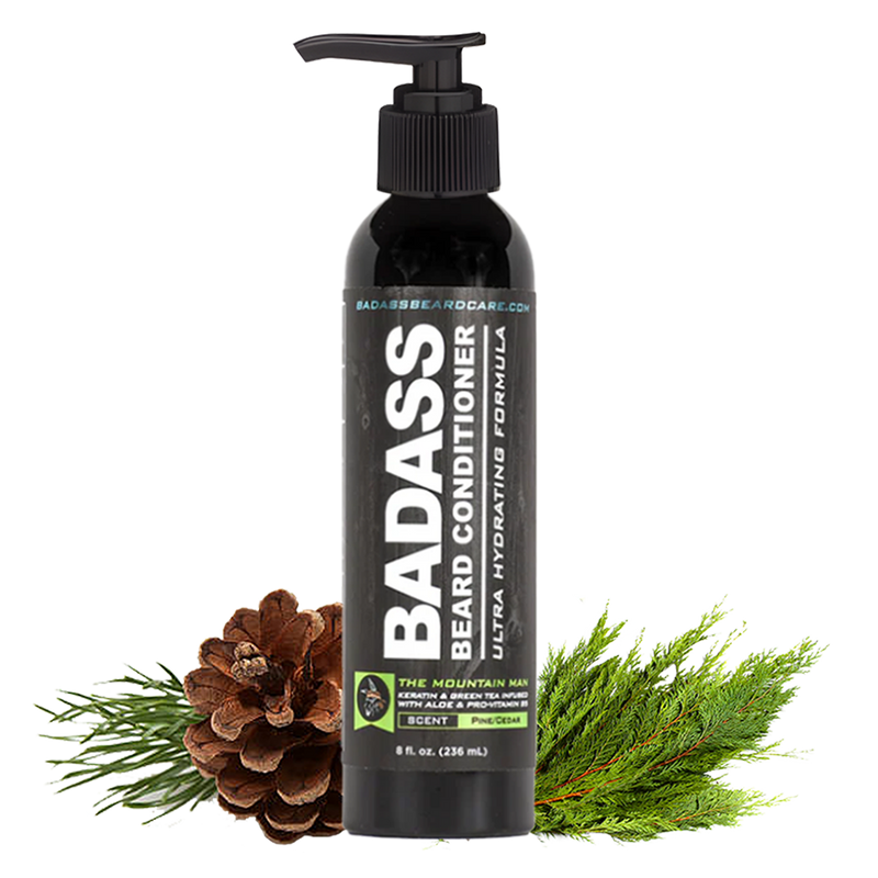 Badass Beard Care The Mountain Man Beard Conditioner CONDITIONER Black BABC
