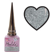 minimanimoo Moolala™ Diamond Luxury Gel Polish - D01 Silver Dark Gray