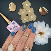 minimanimoo Moolala™ 2 Step Gel - #13 Blue Jeans Nail Polish Rosy Brown