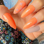 minimanimoo Moolala™ 2 Step Gel - #8 Coral Reef Nail Polish Dark Salmon