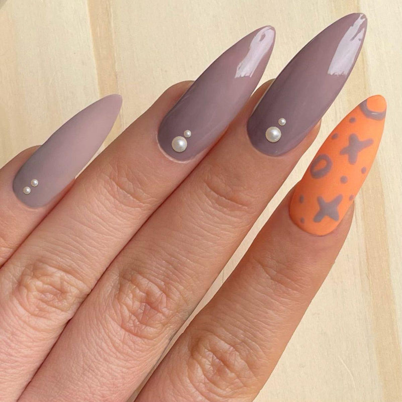 minimanimoo Moolala™ 2 Step Gel - #4 Mauve Nail Polish Rosy Brown