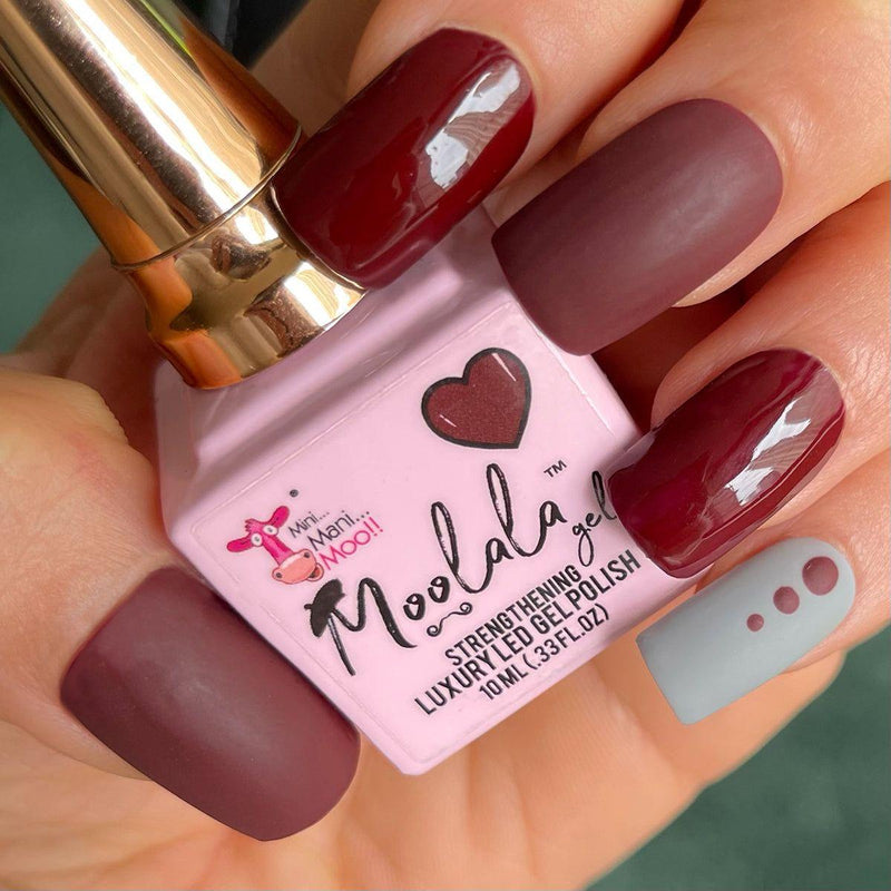 minimanimoo Moolala™ 2 Step Gel - #21 Vermouth Nail Polish Rosy Brown