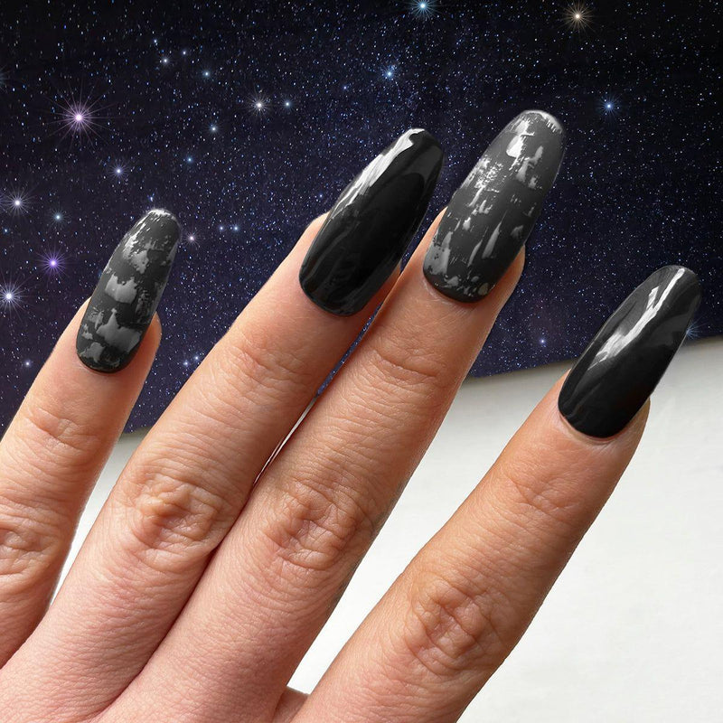 minimanimoo Moolala™ 2 Step Gel - #1 Black Soul Nail Polish Wheat