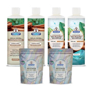 Garner's Garden 2 Pack Oral Care Package | Trio | H2O2 | Fluoride Free Packages White Smoke 2 x 16oz Reduced Cinnamint Mouthwash & Oxy Pulling / 2 x 2oz Mother of Pearl Tooth Powder