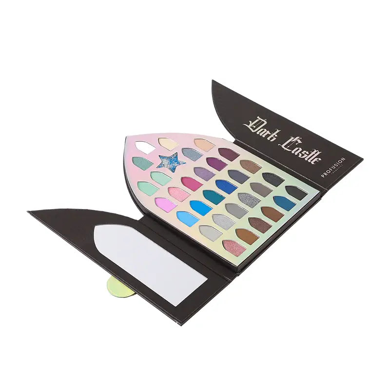 Profusion Cosmetics Enchanted Forest | Dark Castle 32-Shade Palette Eyes Dark Slate Gray