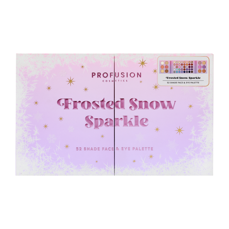 Profusion Cosmetics Frosted Snow Sparkle | 52 Shade Face & Eye Palette Eye Thistle