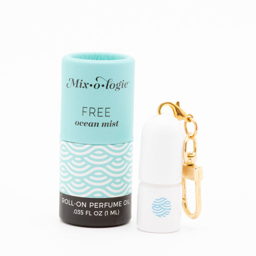MIXOLOGIE Mixologie Free (Ocean Mist) Women's Products White Smoke Keychain Mini Rollerball