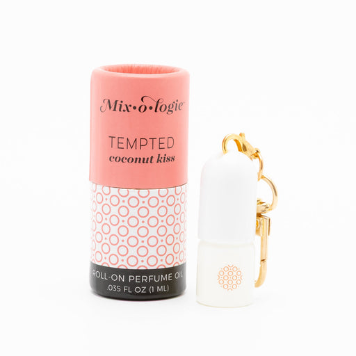 MIXOLOGIE Mixologie Tempted (Coconut Kiss) Women's Products White Smoke Keychain Mini Rollerball