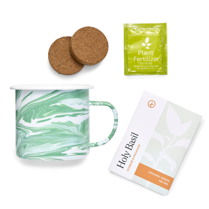 Modern Sprout Altered Herb Mug Grow Kits Indoor Garden Kit Lavender Nearly Nirvana - Holy Basil,Sorta Soothing - Mint,Mostly Medicinal - Lemon Balm