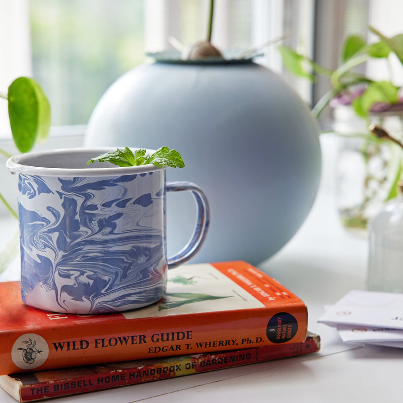 Modern Sprout Altered Herb Mug Grow Kits Indoor Garden Kit Gray Nearly Nirvana - Holy Basil,Sorta Soothing - Mint,Mostly Medicinal - Lemon Balm