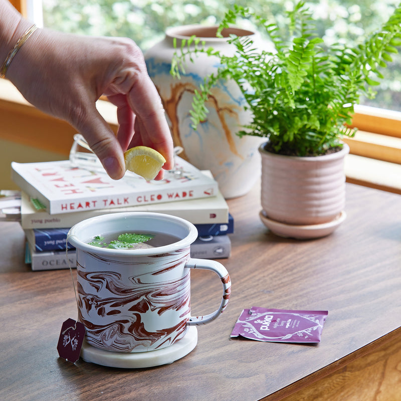 Modern Sprout Altered Herb Mug Grow Kits Indoor Garden Kit Gray Nearly Nirvana - Holy Basil,Sorta Soothing - Mint,Mostly Medicinal - Lemon Balm