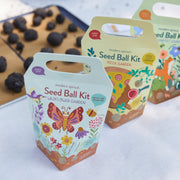 Modern Sprout Seed Ball Kits Playful Planting Gray Pollinator Garden,Pizza Garden,Wild Habitat Garden,Rainbow Garden