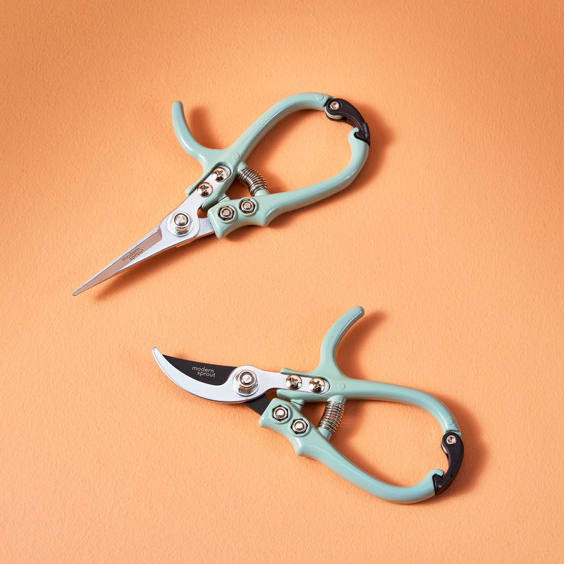 Modern Sprout Gardening Shears & Pruners Accessory Light Salmon Shears 1pk - Sage,Shears 1pk - Lavender,Shears 1pk - Ocean,Shears 1pk - Chartreuse,Pruners 1pk - Sage,Pruners 1pk - Lavender,Pruners 1pk - Ocean,Pruners 1pk - Chartreuse,Shears+Pruners 2pk - Sage,Shears+Pruners 2pk - Lavender,Shears+Pruners 2pk - Ocean,Sh