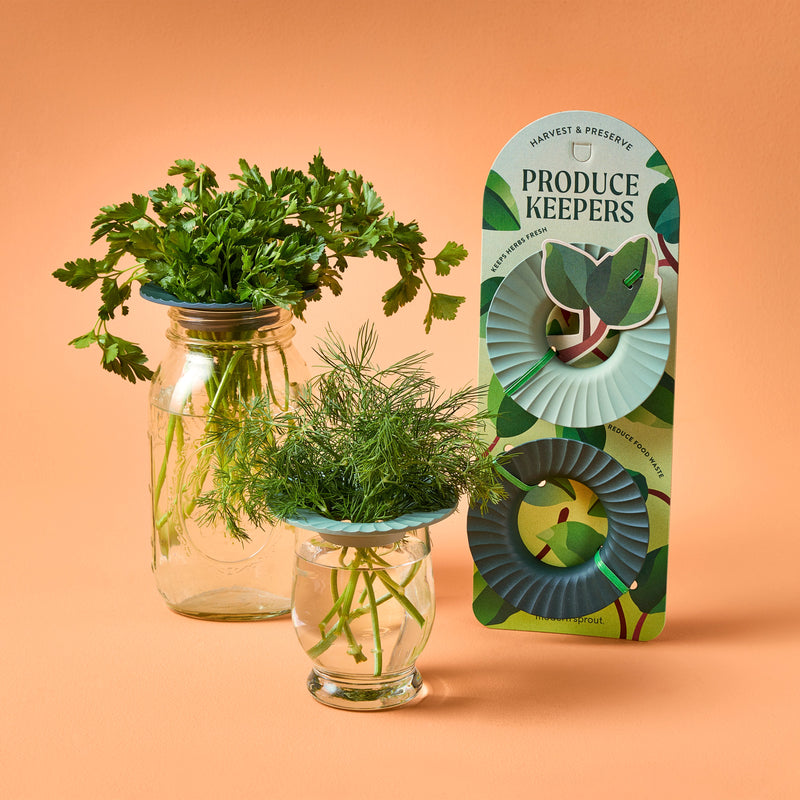 Modern Sprout Produce Keepers, 2pk Accessory Dark Salmon