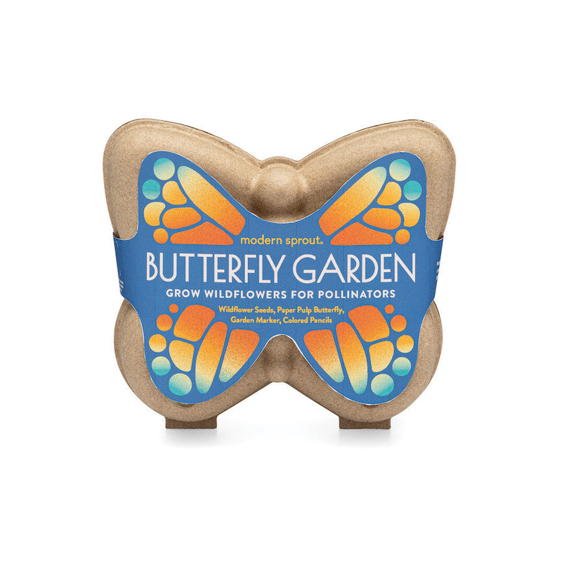Modern Sprout Curious Critters Garden Kits Playful Planting Rosy Brown Butterfly 1pk