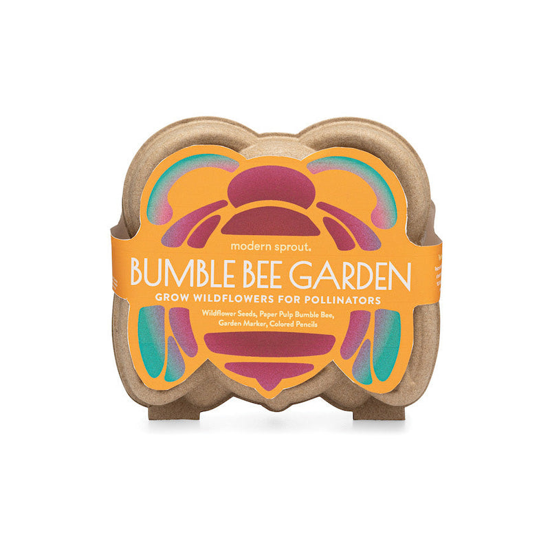 Modern Sprout Curious Critters Garden Kits Playful Planting Sandy Brown Bumble Bee 1pk