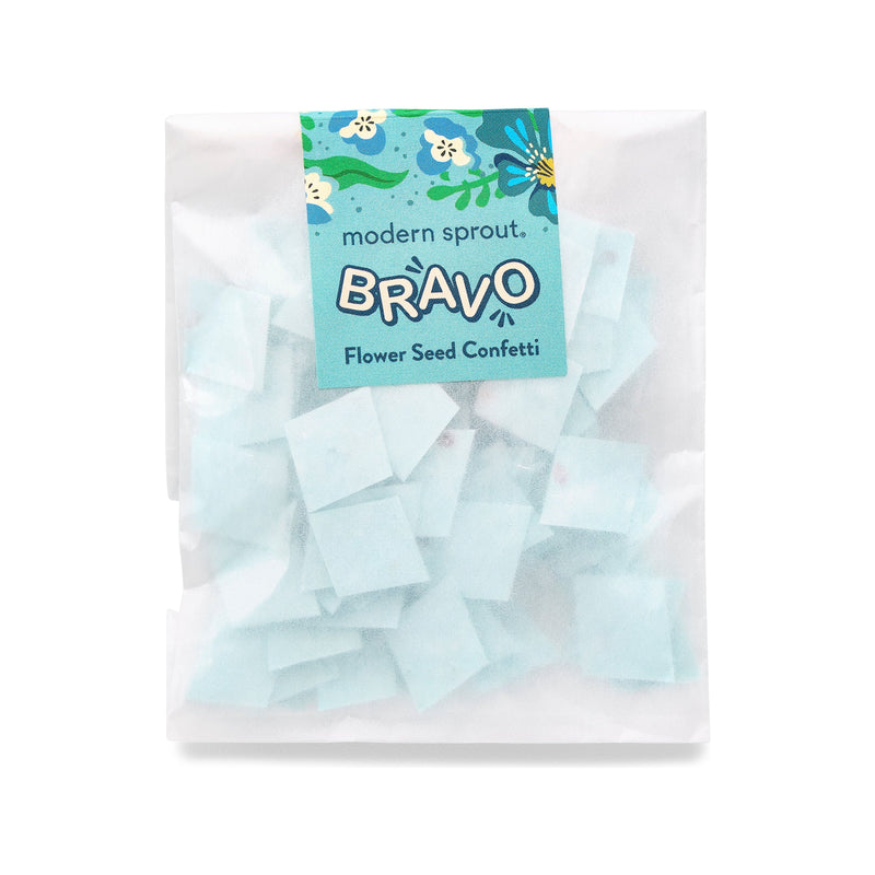 Modern Sprout Seed Paper Confetti Refill Packs Playful Planting Lavender Bravo 1pk,Bravo 12pk