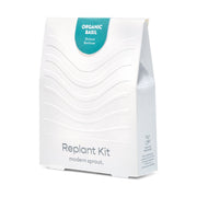 Modern Sprout Immersion Hydroponic Replant Kit Accessory White Smoke Organic Basil,Organic Cilantro,Organic Parsley,Organic Mint,Organic Rosemary,Lavender