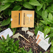 Modern Sprout Seed Library Gift Set Dark Olive Green Culinary Herbs,Heirloom Vegetables,Enchanted Garden