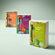Modern Sprout Seed Library Gift Set Light Gray Culinary Herbs,Heirloom Vegetables,Enchanted Garden