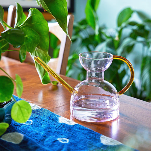 Modern Sprout Glass Watering Can Accessory Dark Olive Green Lilac/Emerald,Blush/Amber,Teal,Clear,Blush