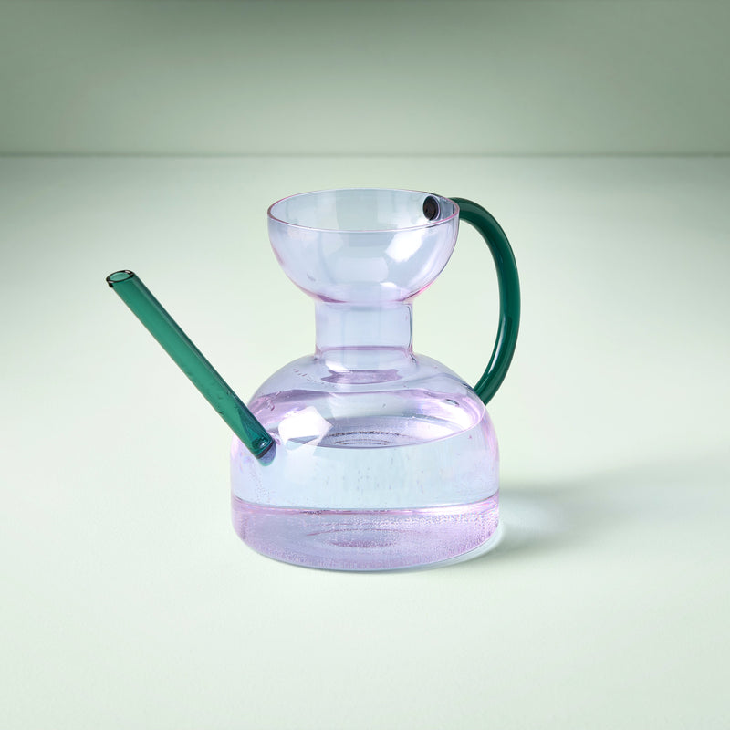 Modern Sprout Glass Watering Can Accessory Light Gray Lilac/Emerald,Blush/Amber,Teal,Clear,Blush