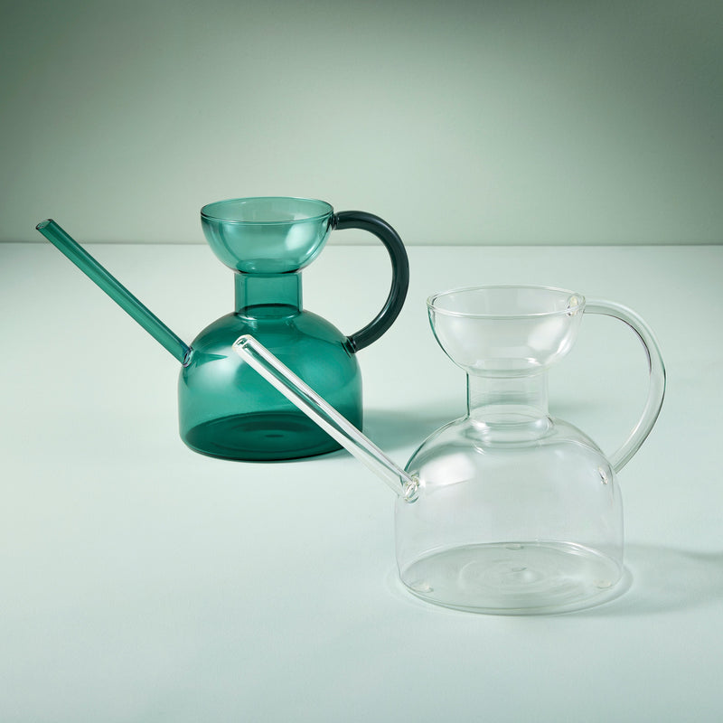 Modern Sprout Glass Watering Can Accessory Light Gray Lilac/Emerald,Blush/Amber,Teal,Clear,Blush