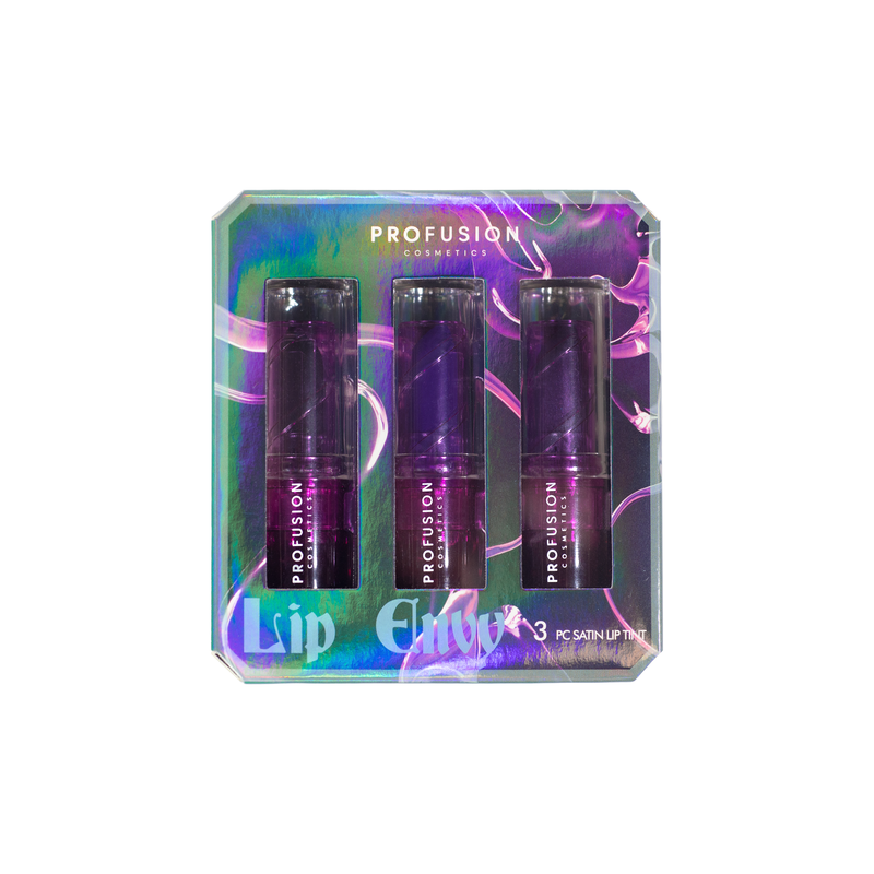 Profusion Cosmetics Sea Witch 3 PC Satin Lip Tint Lips Dark Slate Gray