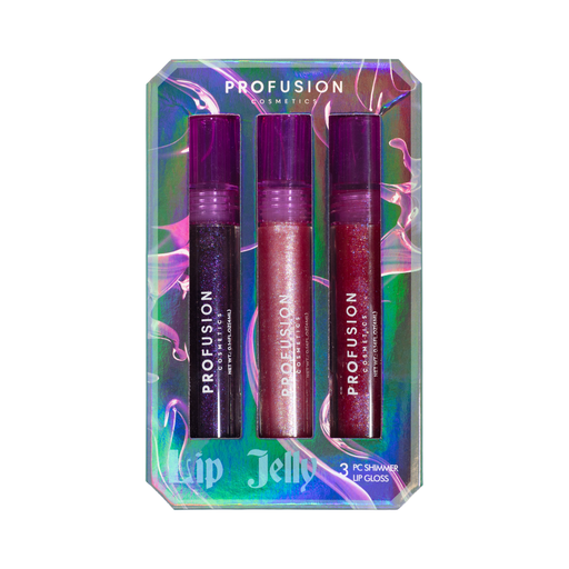 Profusion Cosmetics Sea Witch 3 PC Shimmer Lip Gloss Lips Dark Slate Gray