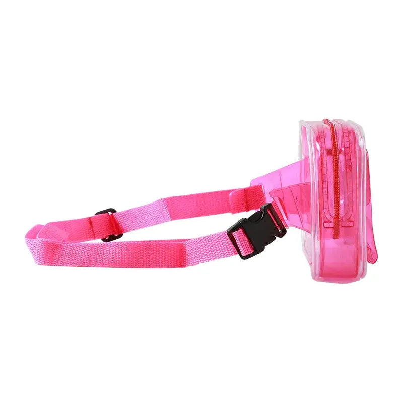 Profusion Cosmetics It's a Vibe | Festival Ready 3-pc Bag & Cosmetic Set Eyes Hot Pink