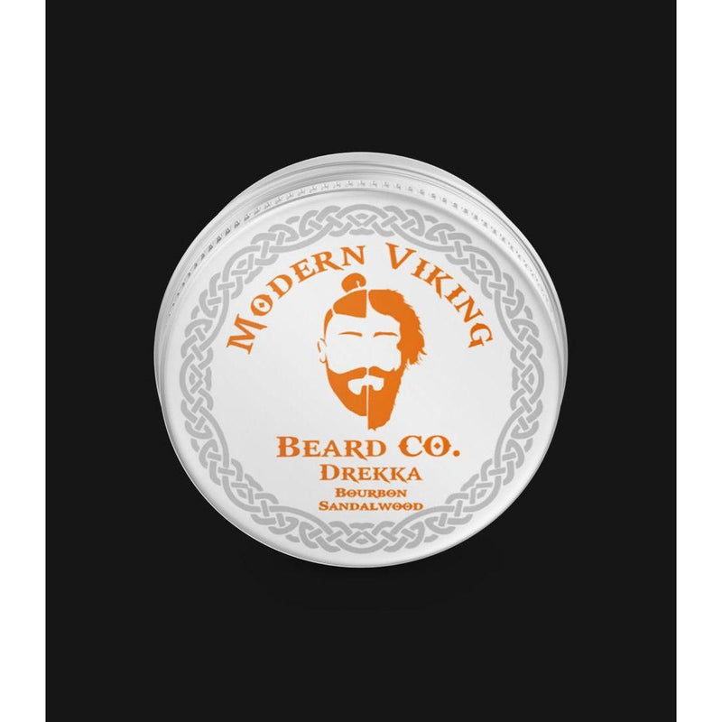 Modern Viking Beard Co. Drekka Beard Balm Beard Balm Black 2 oz Tin,4 oz Tin