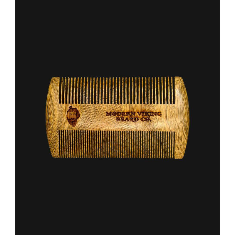 Modern Viking Beard Co. Sandalwood Comb Beard Comb Black