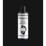Modern Viking Beard Co. Peppermint Beard Shampoo Beard Shampoo Black 8 oz Bottle