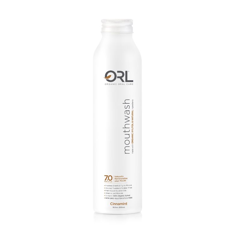 ORL Natural Mouthwash made with the Finest Clean Ingredients Mouthwash White Smoke Cinnamint