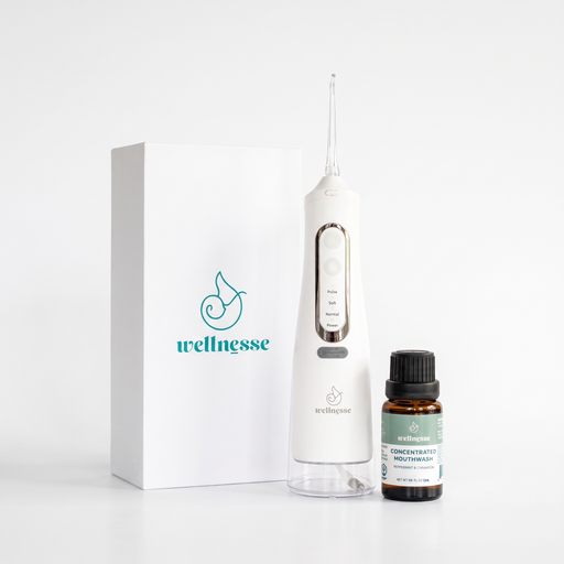 Wellnesse Essential Water Flosser Duo White Smoke