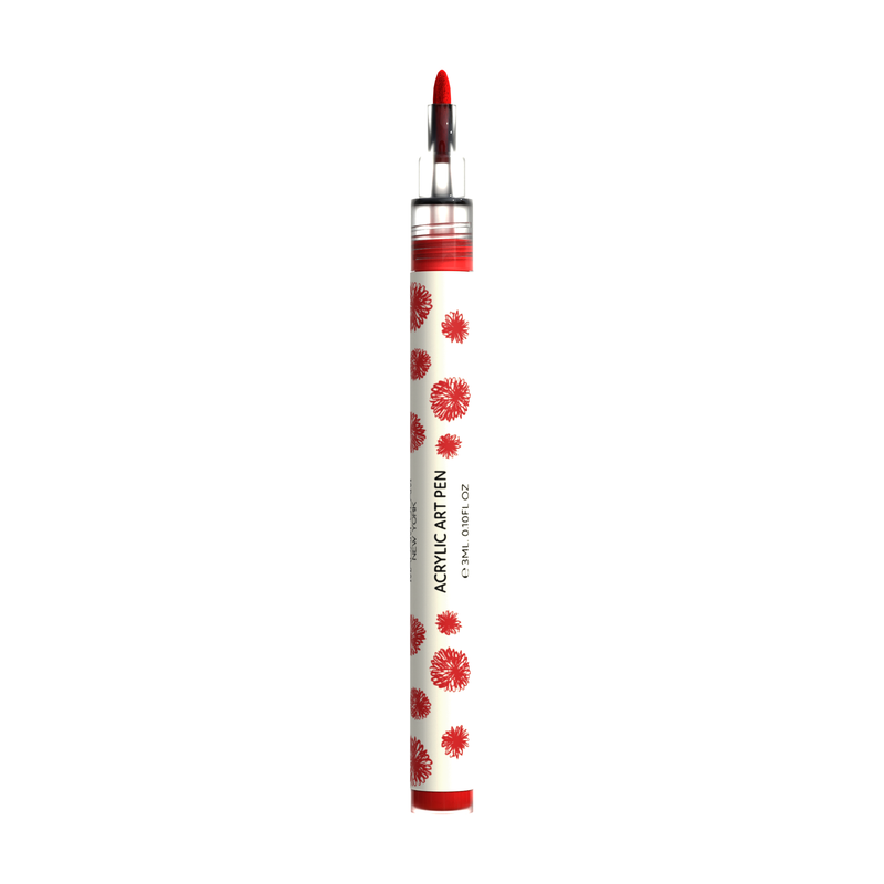 Madam Glam Red Art Pen Light Gray