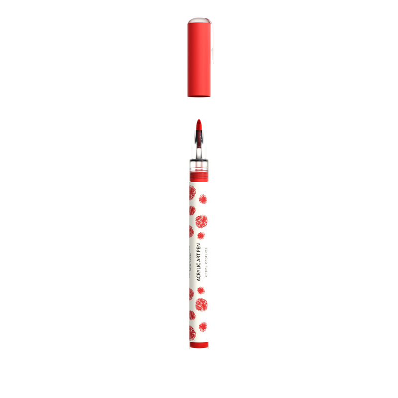 Madam Glam Red Art Pen White Smoke