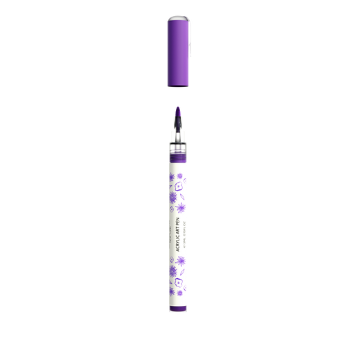 Madam Glam Purple Art Pen White Smoke