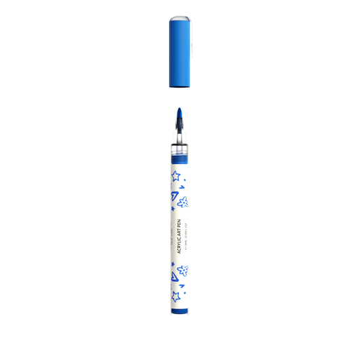 Madam Glam Blue Art Pen White Smoke