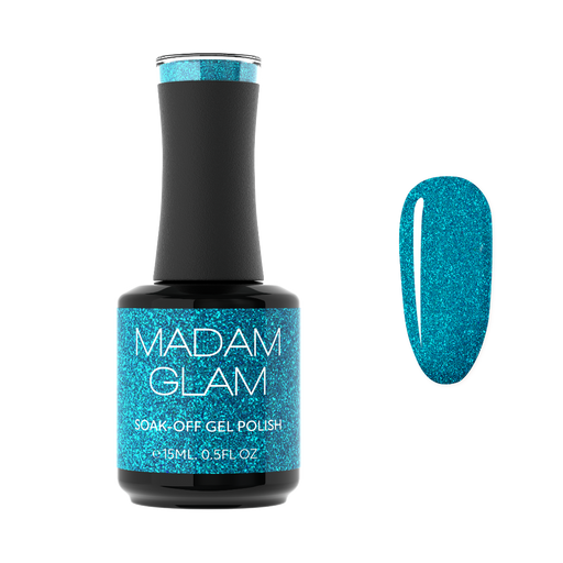 Madam Glam Bright Blue Black