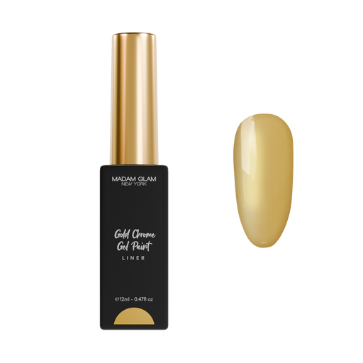 Madam Glam Gold Chrome Gel Paint Liner Dark Slate Gray