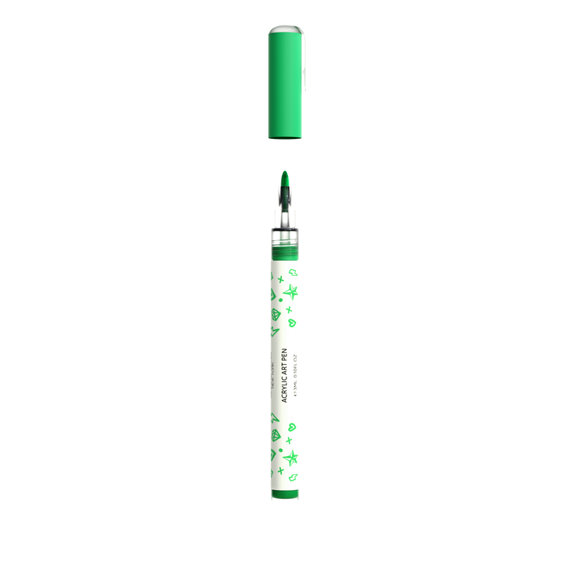 Madam Glam Green Art Pen Light Gray