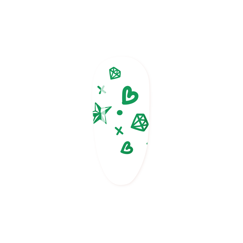 Madam Glam Green Art Pen Sea Green